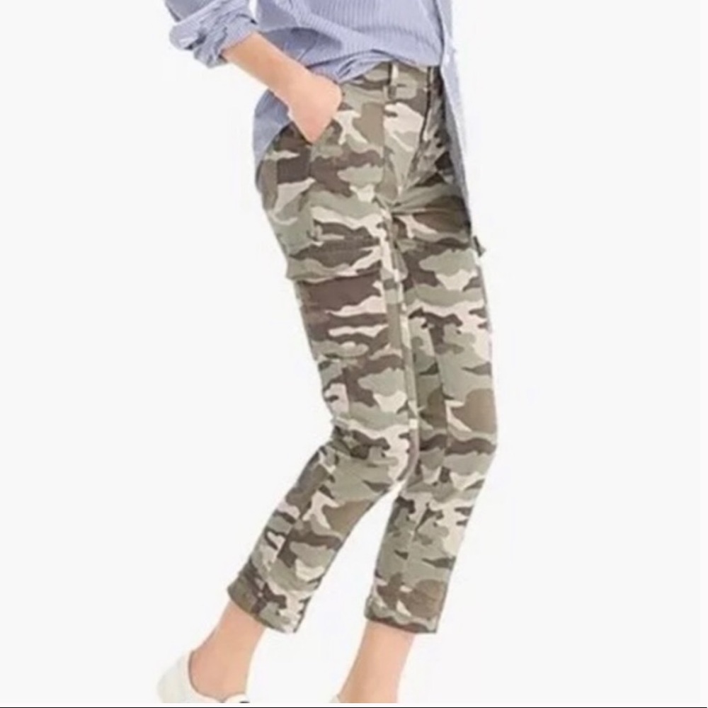 J. Crew Vintage Straight Cargo Ankle Pant